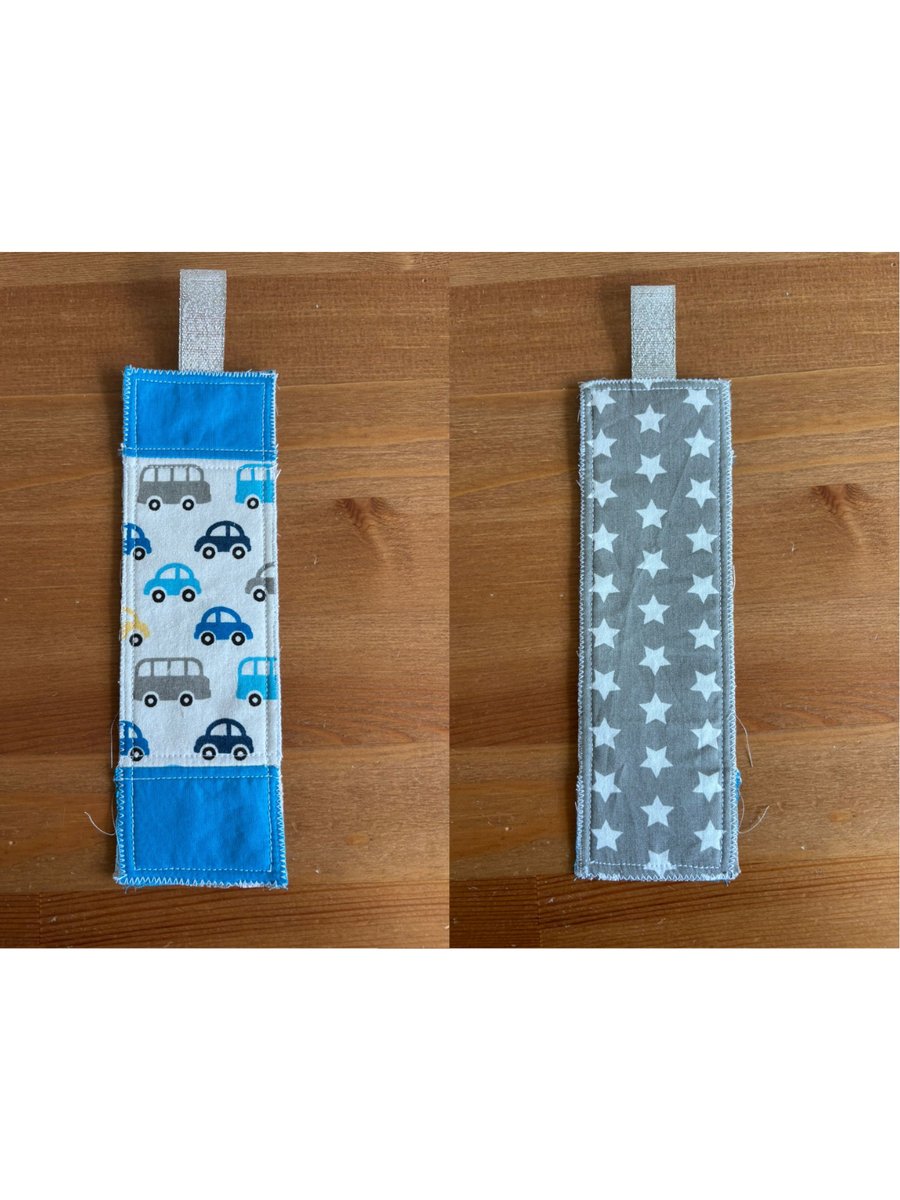 Quilt Patchwork Fabric car print Bookmark