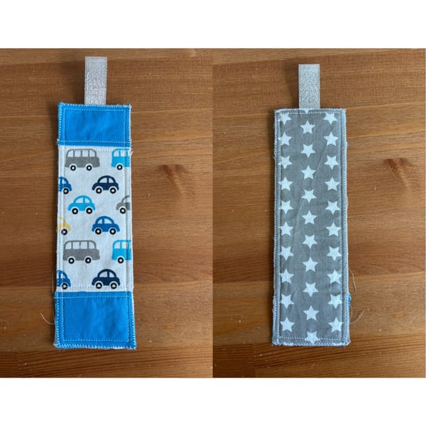 Quilt Patchwork Fabric car print Bookmark