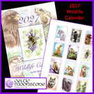 2027 A4 Sized Wildlife Calendar