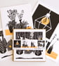 Home Greeting Cards pack of 4 blank illustrated cards - Image 1