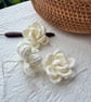 Crochet Jasmine, Single Jasmine flower, Handmade accessories