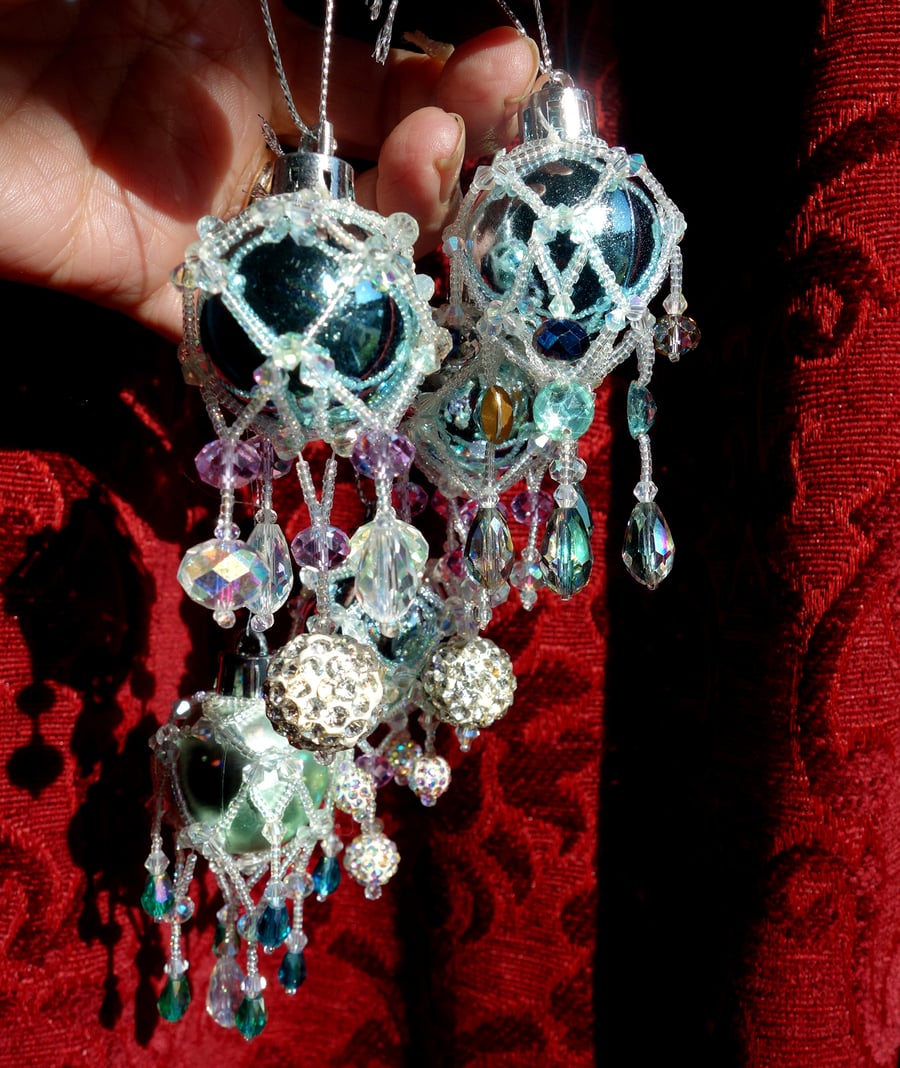 Victorian beaded best sale ornaments