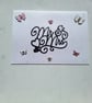 Wedding card  'Mr & Mrs' card. Ref 199.  - Image 9