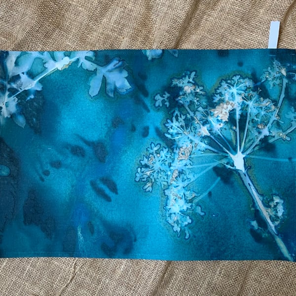 100% Cotton Cyanotype Tea Towel