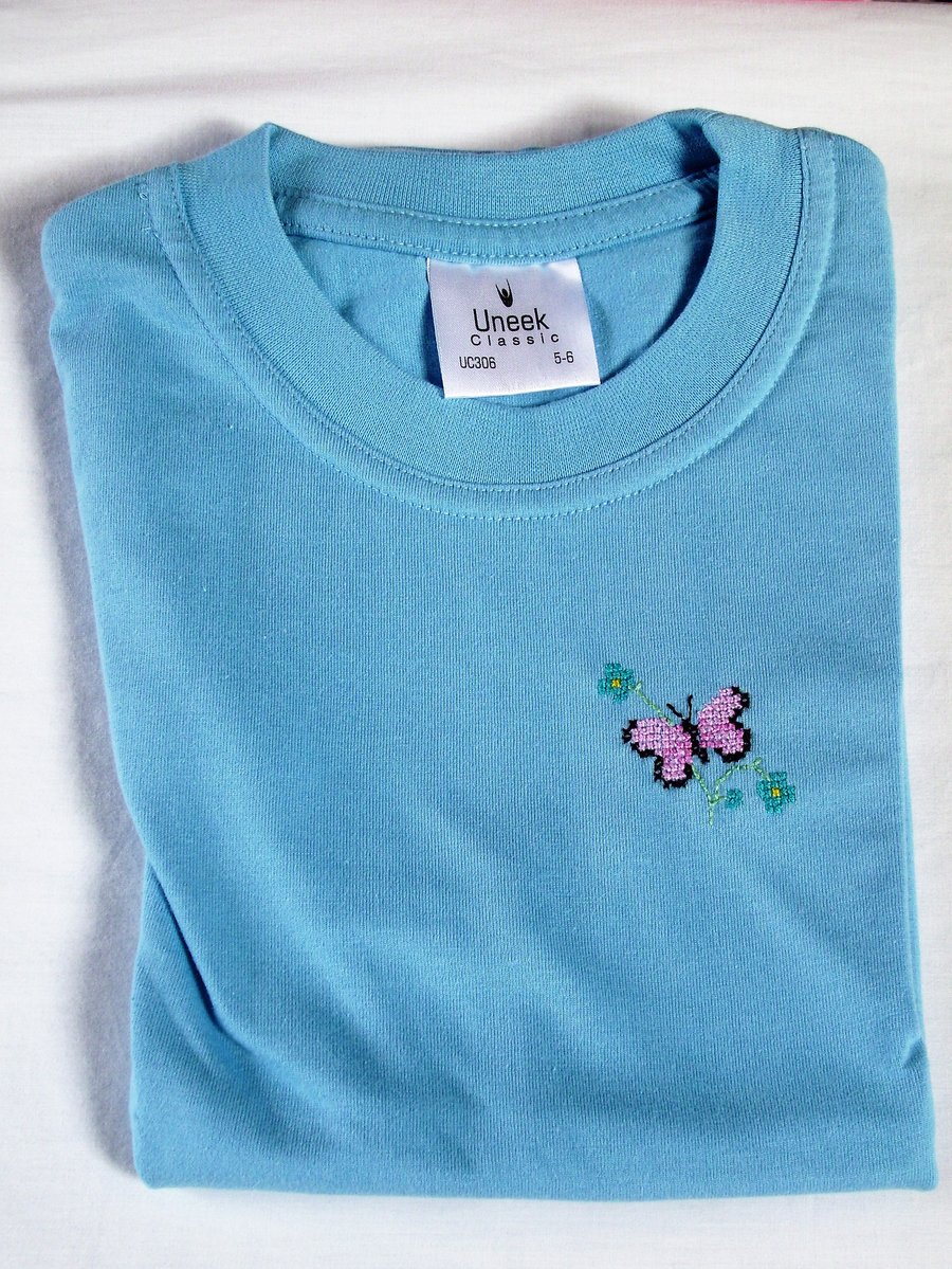 Butterfly T-shirt Age 5-6