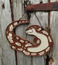 Otter ceramic wall plaque - Image 1
