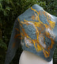 Merino Wool Felted Set Scarf Hat and Mittens - Image 4