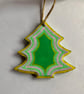 Set of 3 hand painted Christmas decorations - Image 4