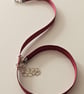 Christmas Ribbon Choker: Red and Gold Striped Necklace - Image 9