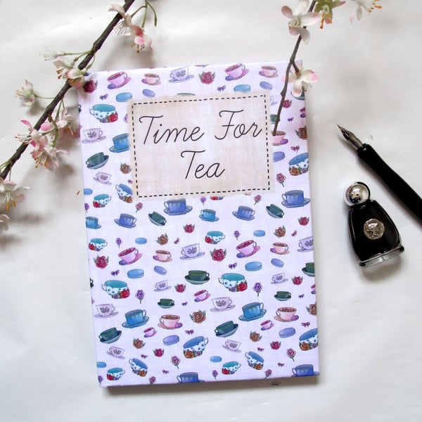 Teacup Themed Notebook