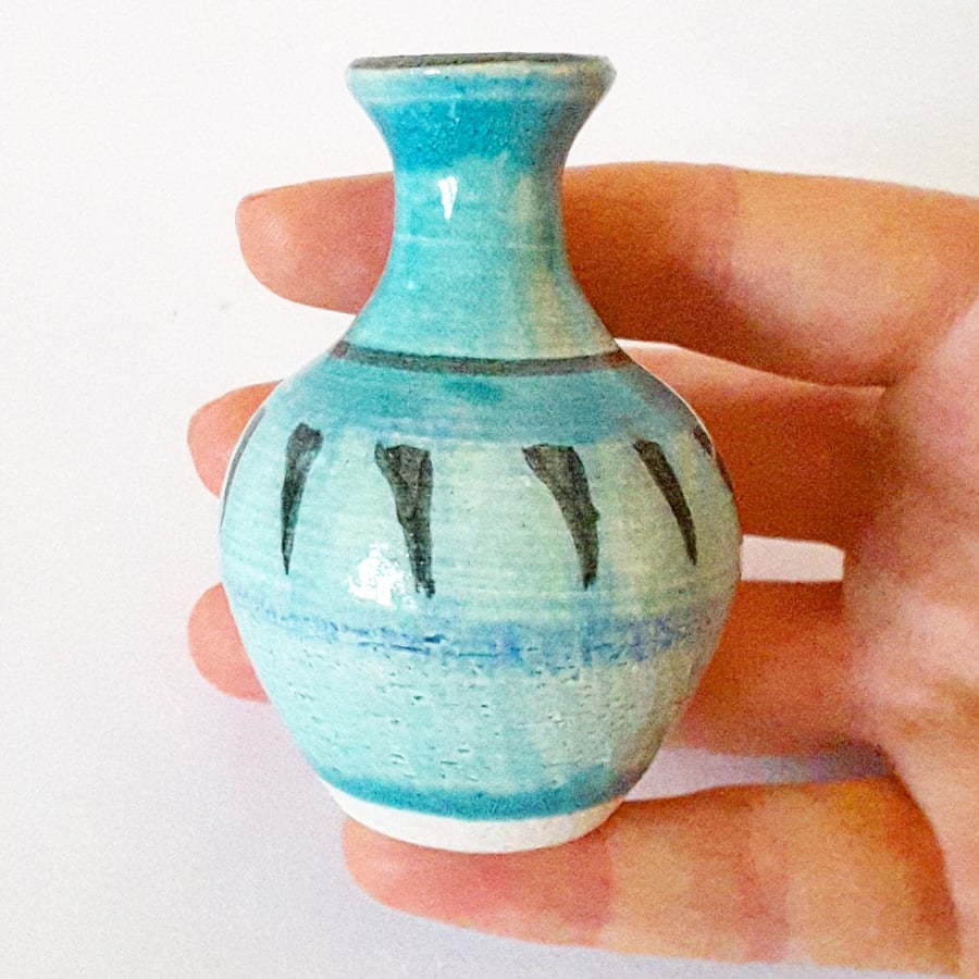 Miniature Ceramic Vase 