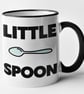 Little Spoon & Big Spoon - Set Of Two Mugs - Couple Gift Hilarious Anniversary  - Image 5