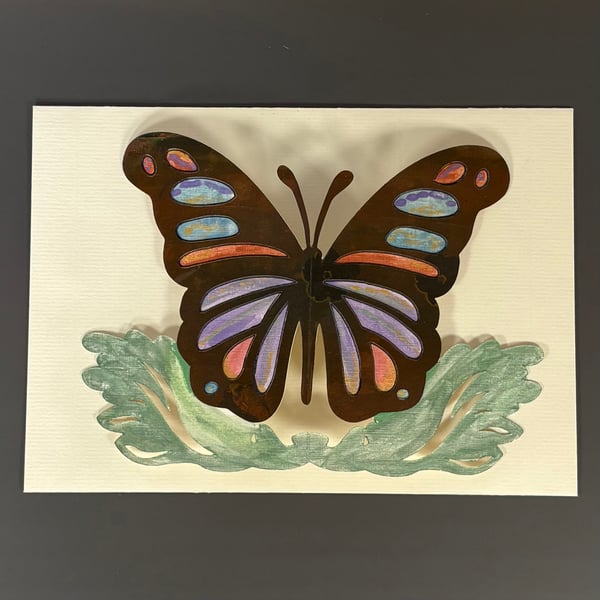 Greetings Card - Stand Up Butterfly 2