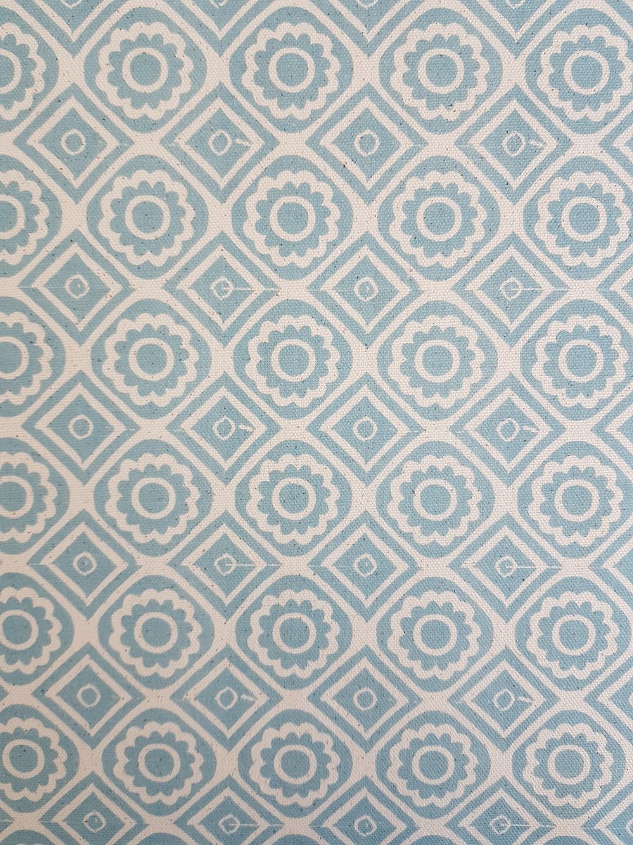 'Rebecca' Fabric in blue