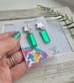 Star Rectangle Earrings - Image 5