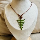Fern necklace 