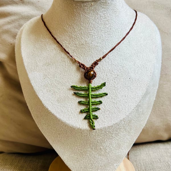 Fern necklace 