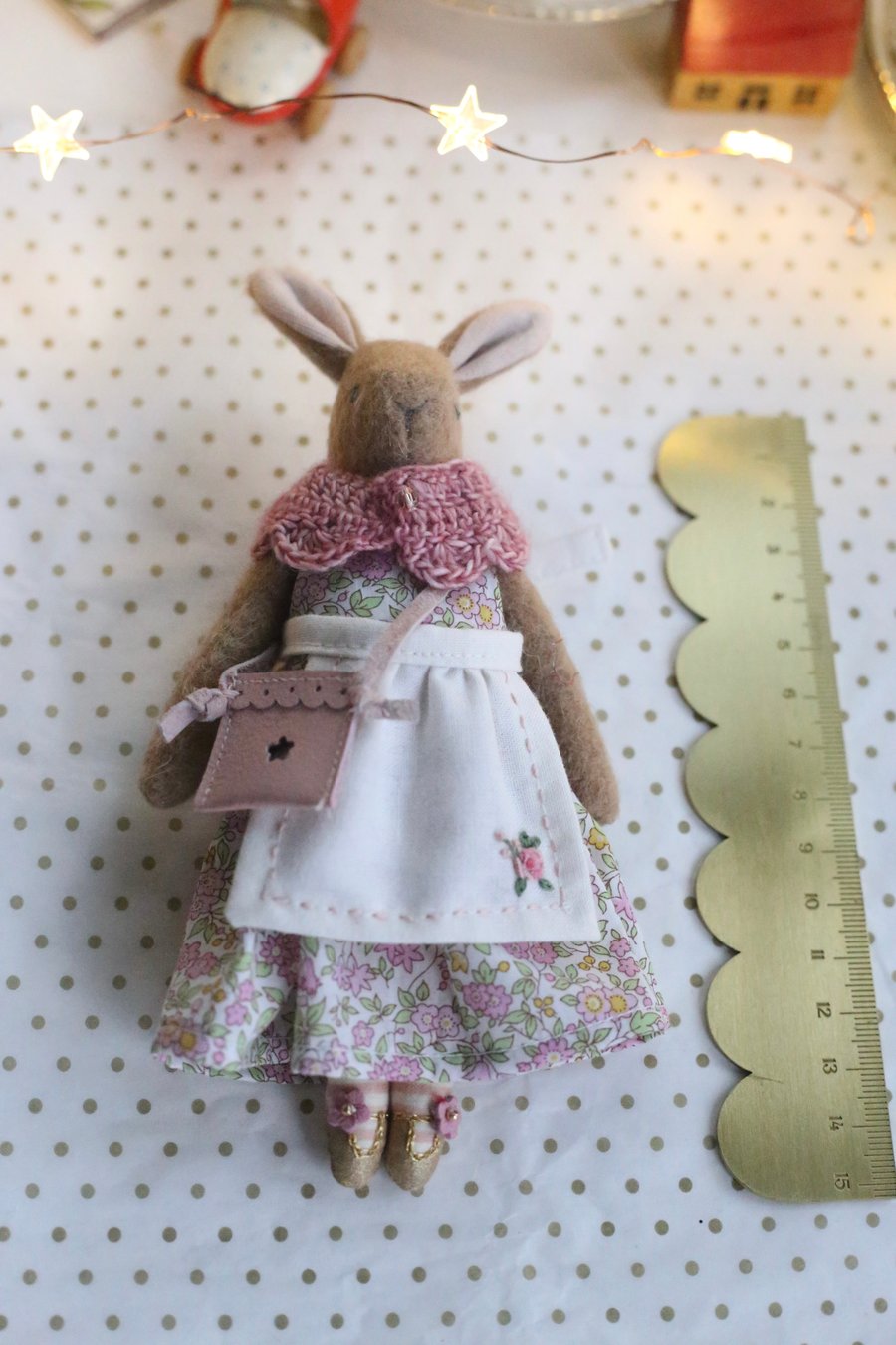 Tiny Heirloom Bunny - Liberty Camomile 