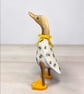 Decoupaged bamboo duck, bees, yellow - Image 2