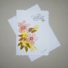 hand painted sympathy card ( ref FA 260 A5 )