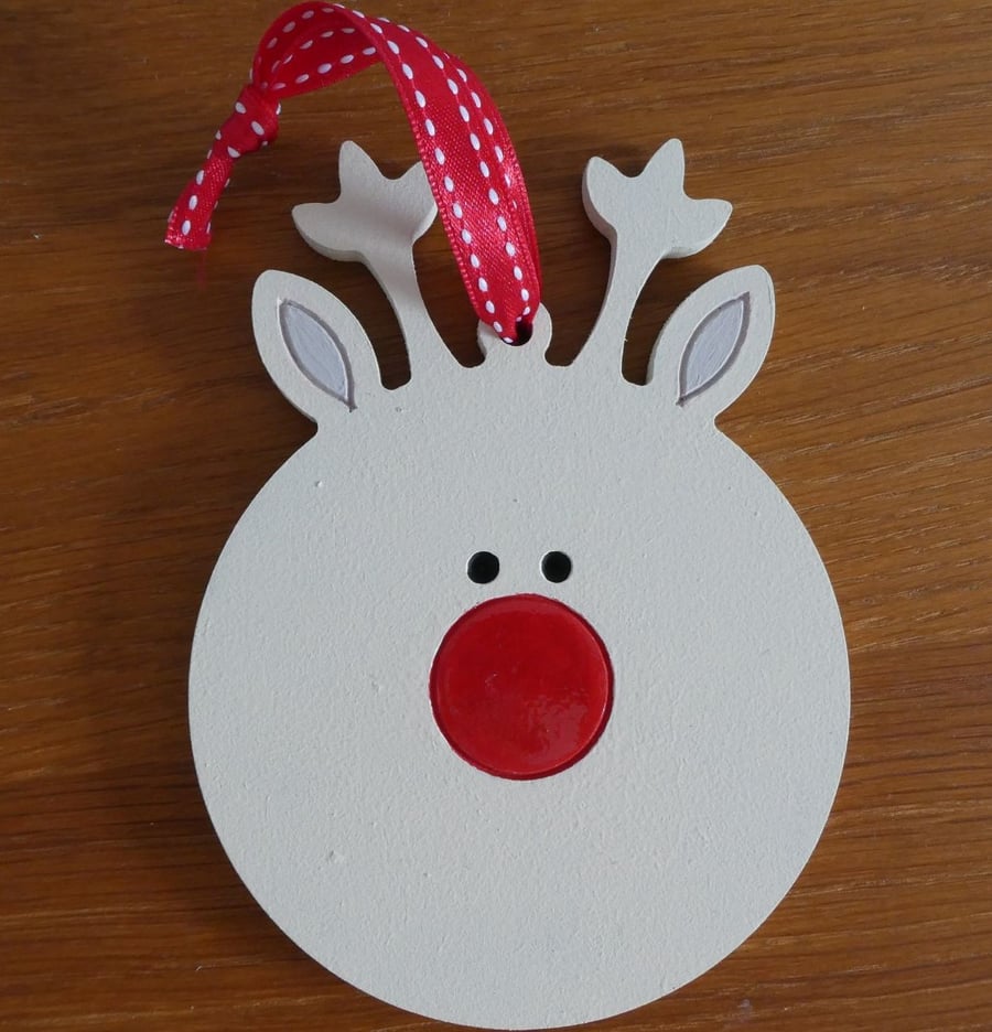 Sale - Bauble Style Christmas Decoration - Reindeer