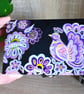 Wooden keepsake box handpainted with an ornamental bird and flowers.   - Image 8