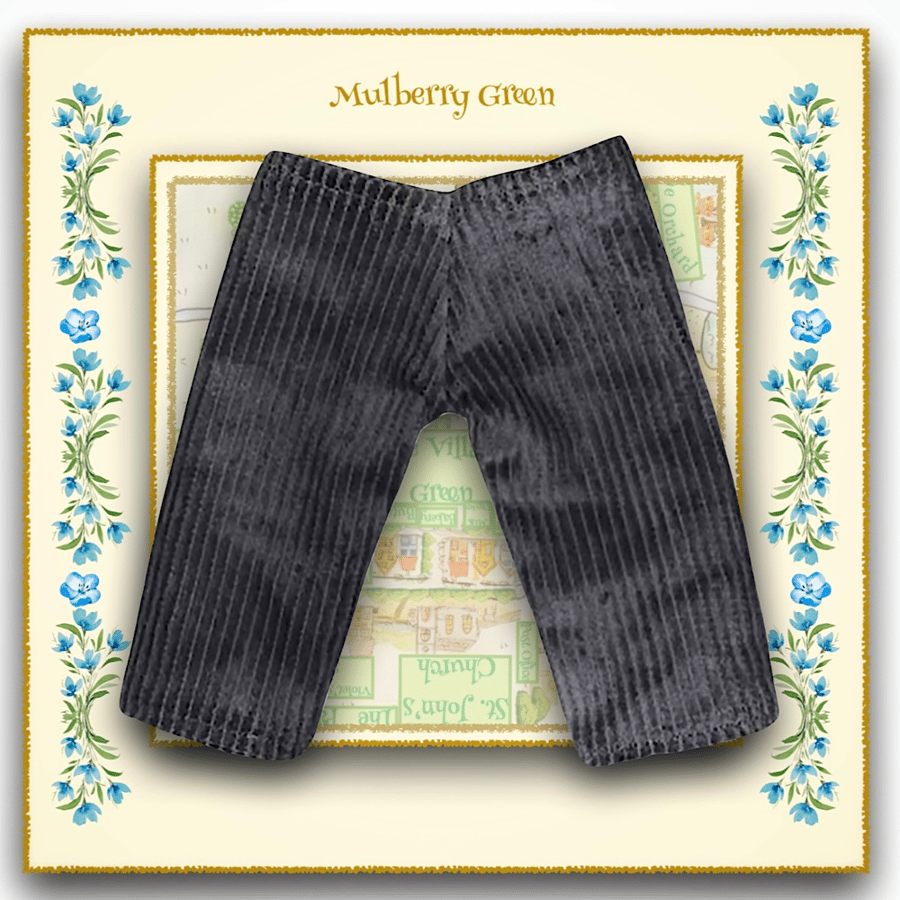 Grey Corduroy Trousers
