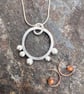 Silver  Seed Pod Necklace - Image 5