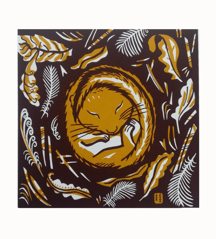 Dormouse II Limited edition screen print