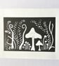 Fungi & Fern Lino Print - Image 2