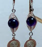 Wire Wrapped Gemstone Earrings - Image 4