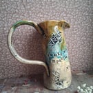 Coffee mug Shakespeare design Ceramic handmade