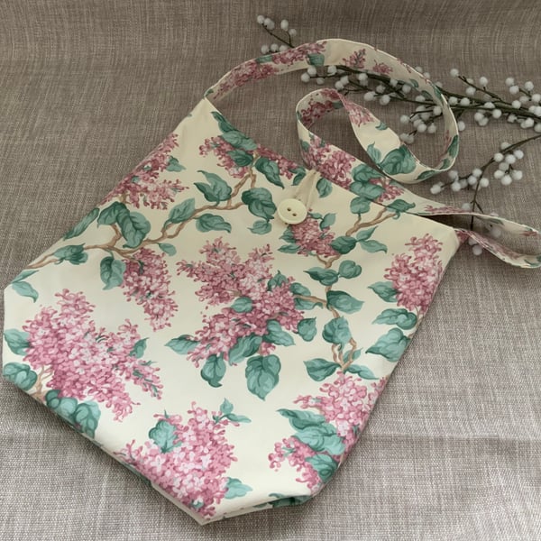 Perfectly Imperfect, Floral Hobo Bag, Reusable Bag, Bucket Bag, Teachers Bag