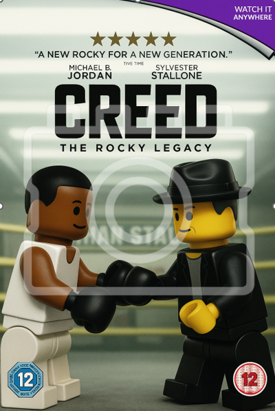 CREED - THE ROCKY LEGACY - LEGO-Inspired A4 Movie Print - Ready to Frame
