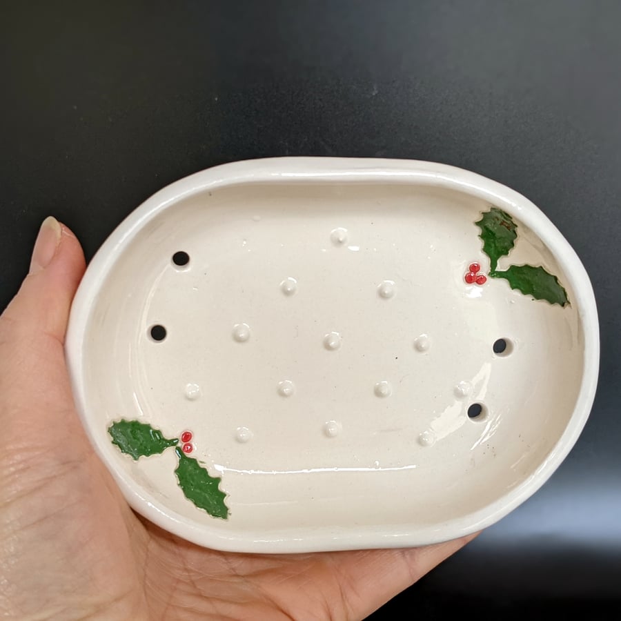 Christmas soap dish 
