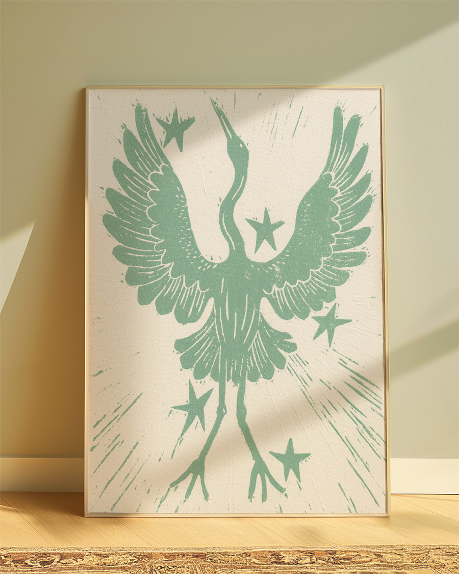 Egret Art Print