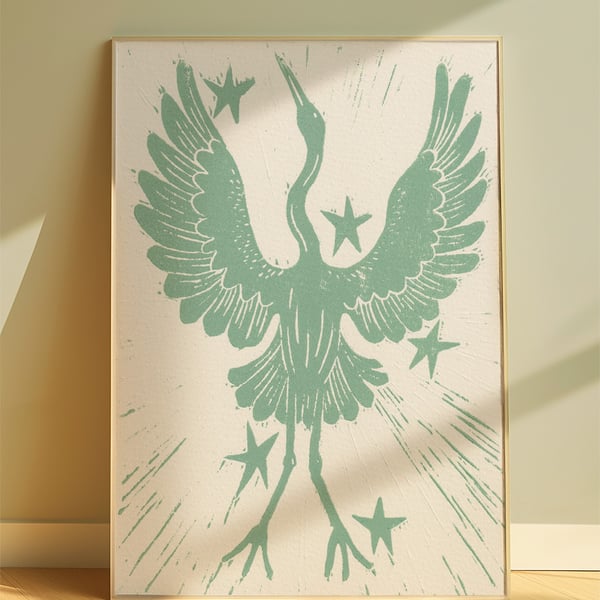 Egret Art Print