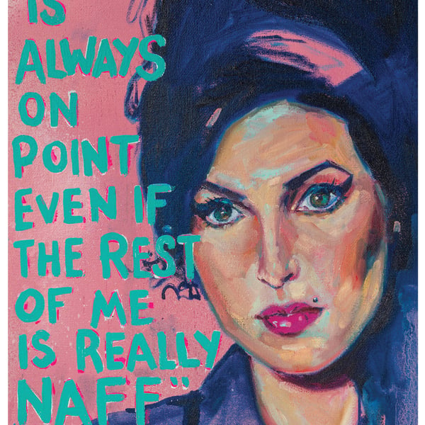 'Naff' - A2 Amy Winehouse Print