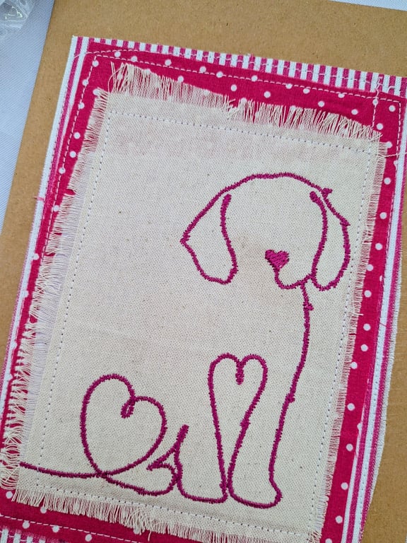 Scrappy Note Book - Embroidered and Handmade 