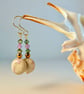 Peace Jade And Swarovski Crystal Earrings - Handmade In Devon - Image 3