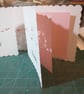 Pack of 3 pink thank you cards - Image 2
