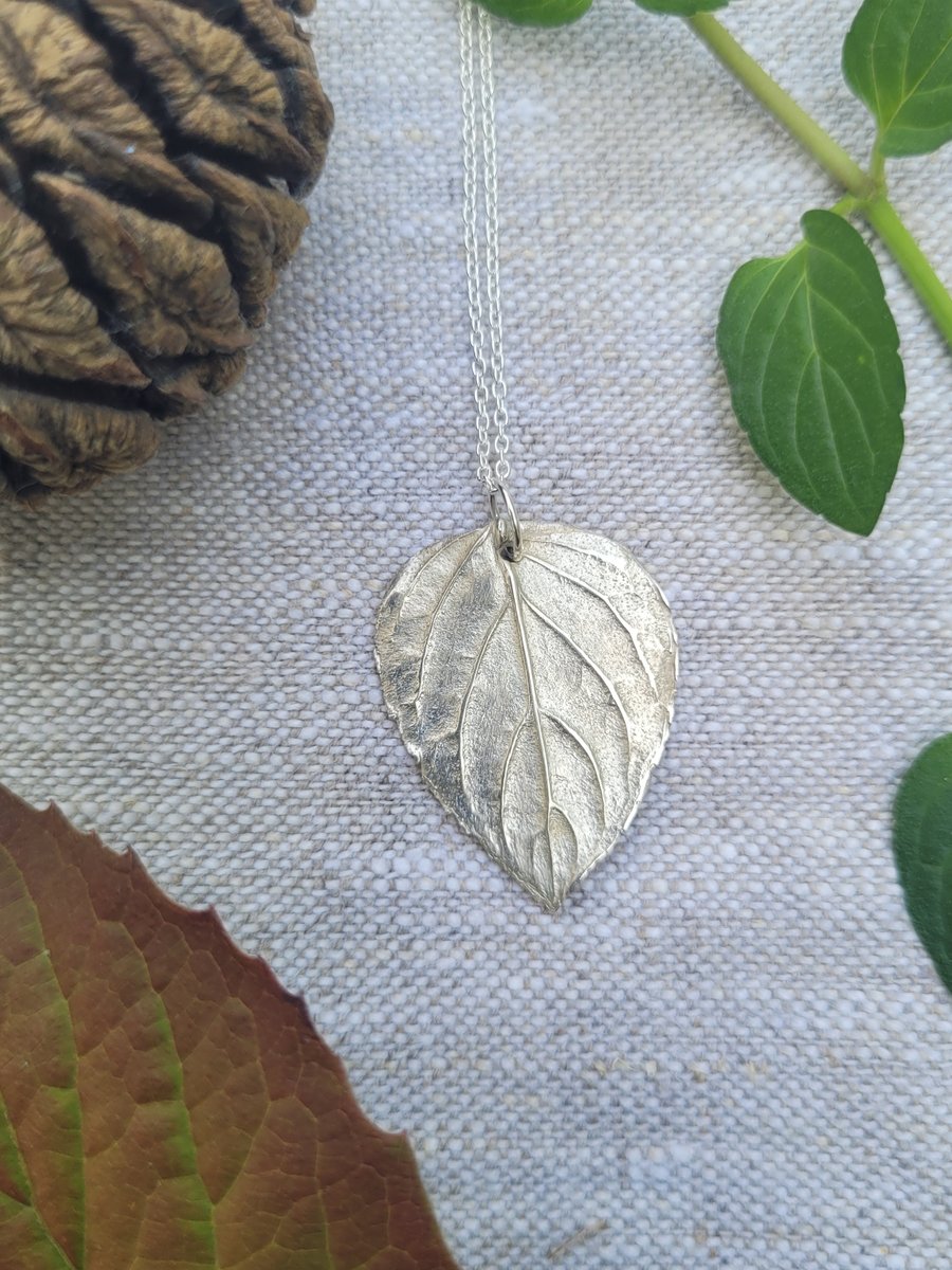 Peppermint Leaf Necklace