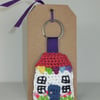 Cottage Key Ring Card