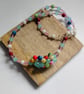 Summer Meadow - Handcrafted Colourful Beaded Cluster Necklace - Image 6
