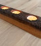Oak candle - reclaimed from 150 year old oak beam
