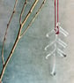 Fused Glass Christmas Tree handmade recycled glass  - Image 3