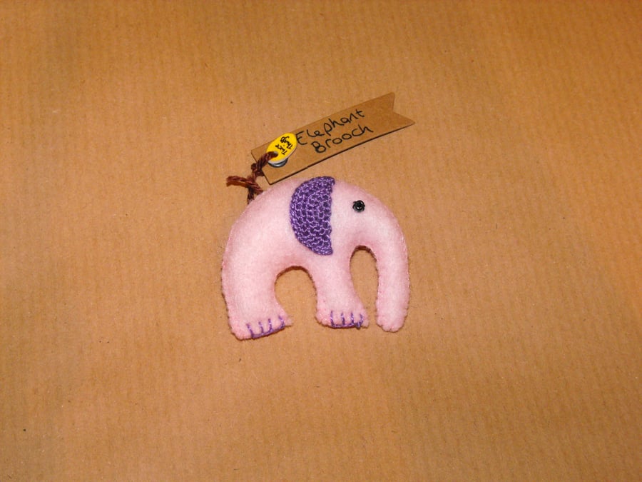 Elephant Brooch