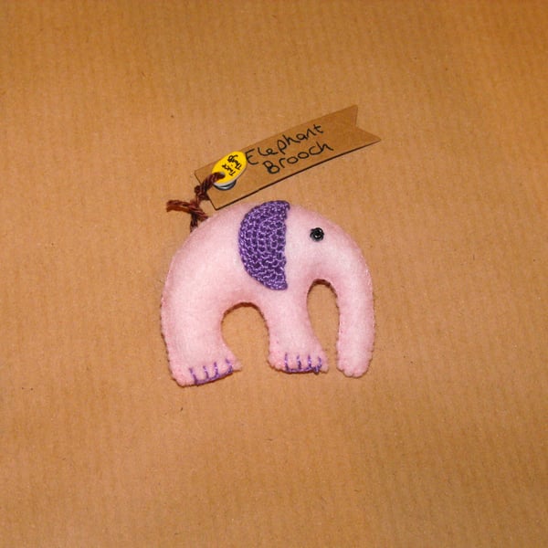 Elephant Brooch
