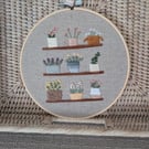 Flower Shop Embroidery in Hoop 