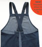 Denim Split Leg Pottery Apron, Asymmetric Bib, Crossback Design 4:6 - Image 5